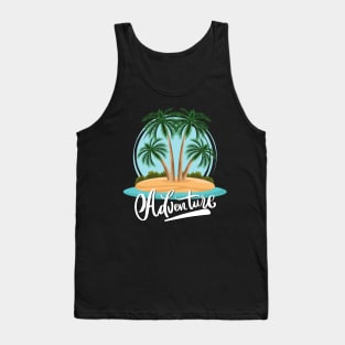 Adventure is my therapy Adventure Explore the world travel lover summer spring Tank Top